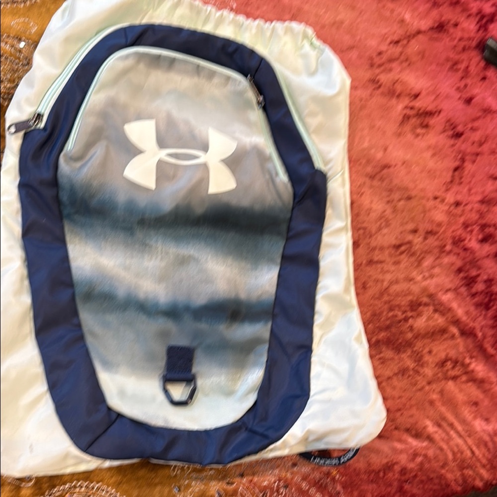 Under Armour Blue and White Men's Bag